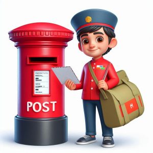 postman carrying mail ai images cartoon images 981829 12389