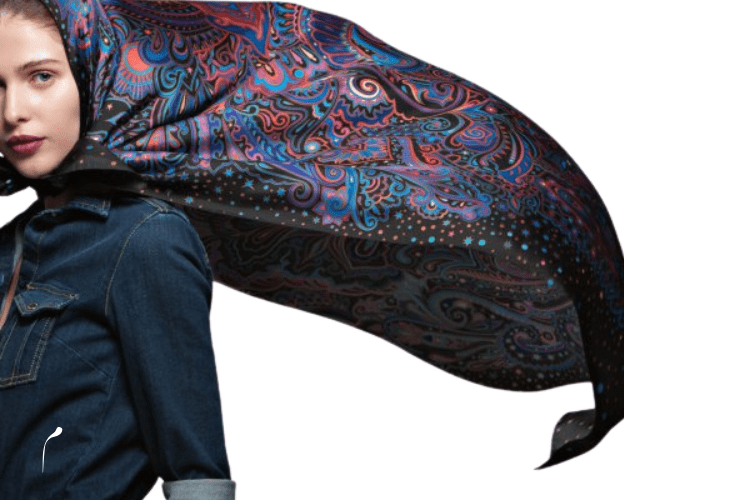 روسری ابریشمی